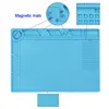 Heat Insulation Silicone Pad Desk Mat Maintenance Platform for BGA Soldering Repair Station With Magnetic Section ► Photo 2/3