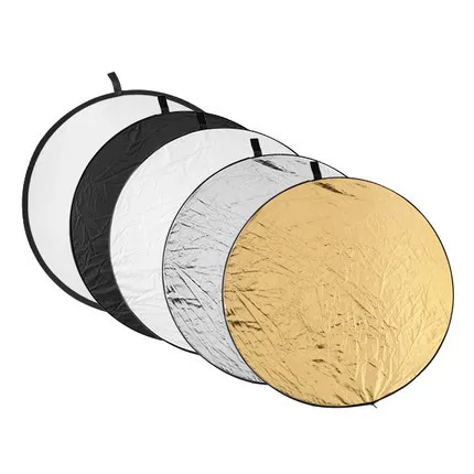 24 60cm 5 in 1 Portable Collapsible Light Round Photography Reflector for Studio Multi Photo Disc