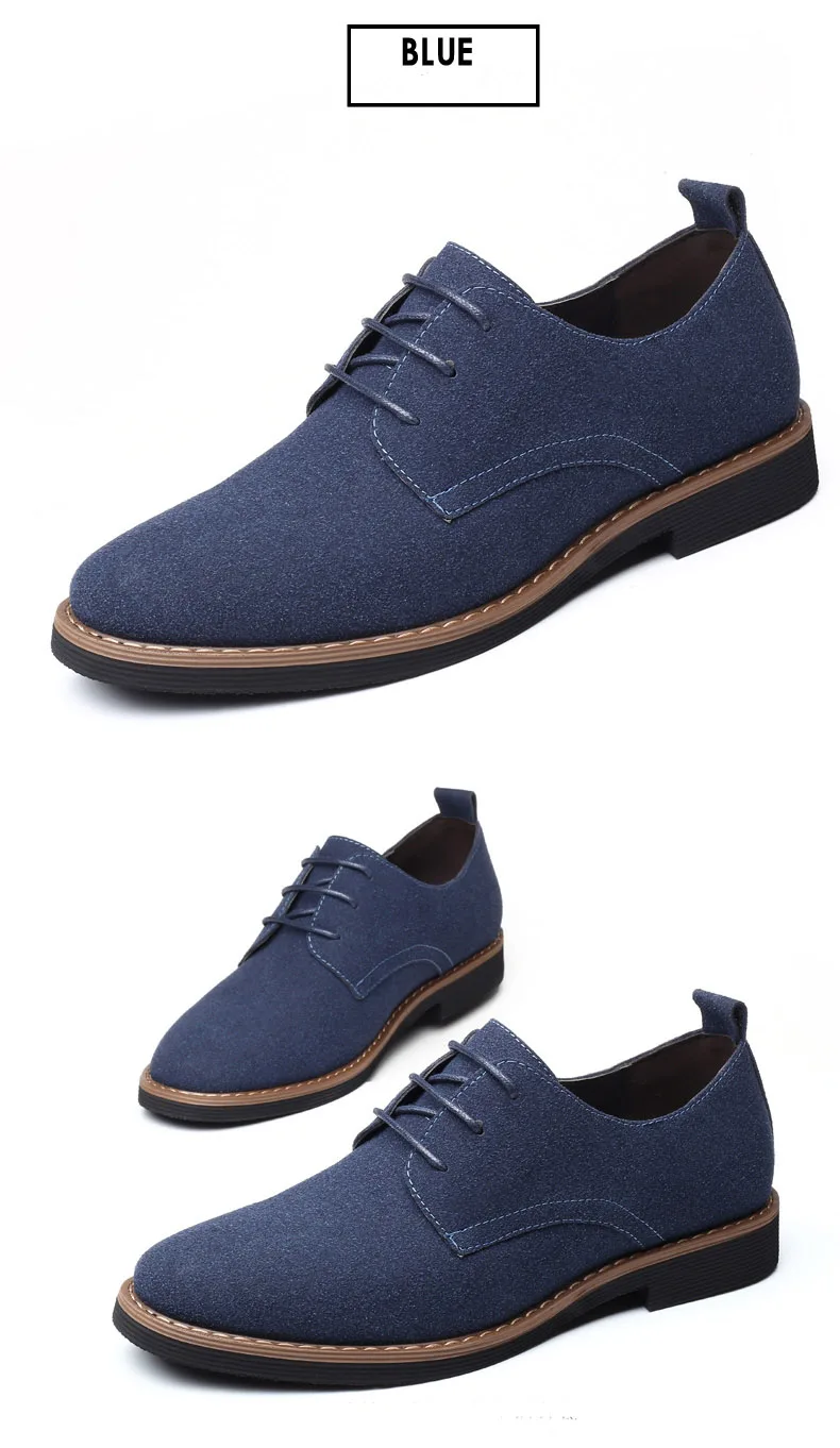 ROXDIA/брендовые Модные Мужские модельные туфли из флока мужские повседневные туфли-оксфорды на плоской подошве мужские лоферы на шнуровке для работы размера плюс 39-48, RXM116