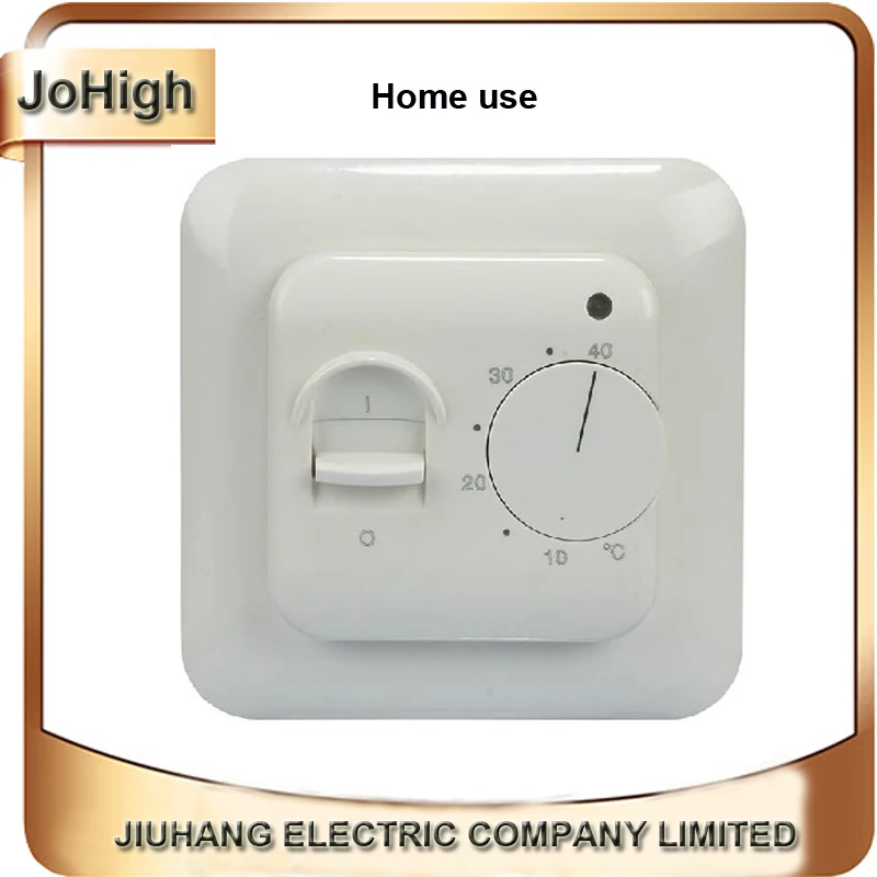 Safe Mechanical Floor Manual Heating Thermostat Temperature Control