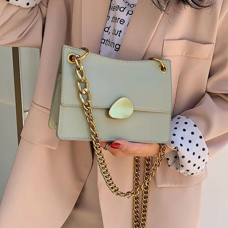 

Luxury Brand High Quality flap Shoulder Bag Simple Crossbody Bag Women concise Phone Purse Chain Messenger Bag B41-28