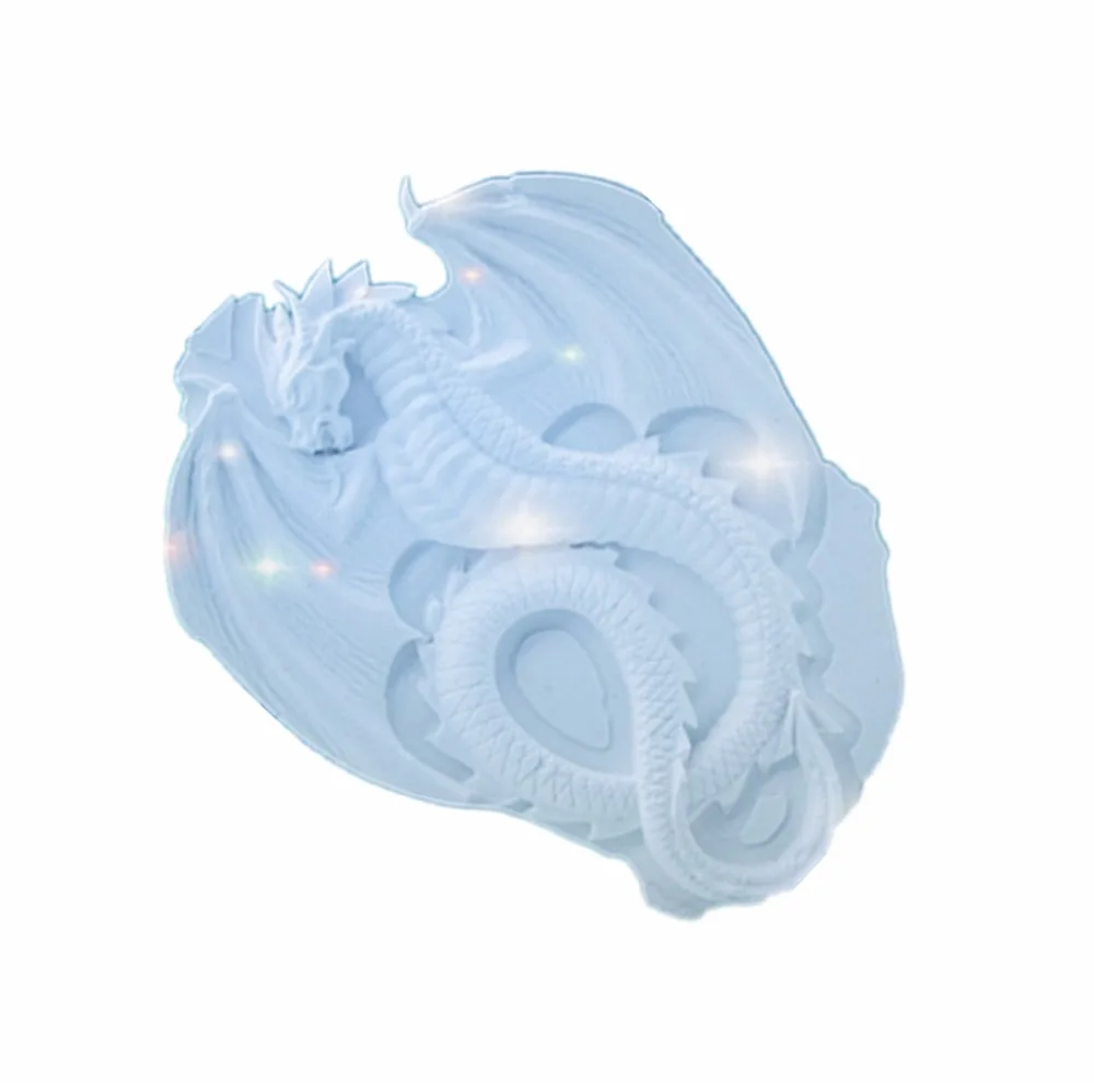 Dragon shape aromatherapy wax pendant plaster tablets mold DIY Craft