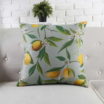 Limone 7 - Lemon Print Cushion Series 3