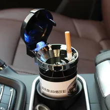 Прочный Съемная автомобильная пепельница дома сигареты пепельница Светодиодная лампа пепельница для Haima Jac J2 J3 J4 J5 J7 S1 S3 S5 3 7 M3 S5