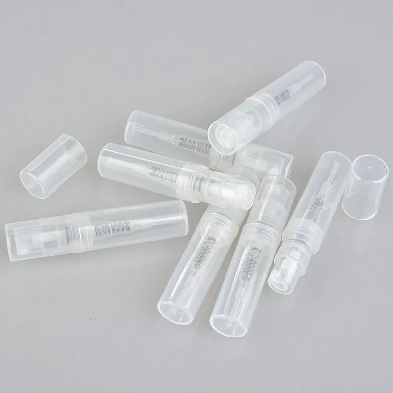 Mini Plastic Spray Perfume Bottle 2ml 3ml 5ml Refillable Oil Bottles Atomizer 50pcs/lot Mini Protable Cosmetics Container spray bottle,perfume bottle,perfume atomizer,mini perfume bottle,perfume refill bottle,mini perfume atomizer,refillable bottle,refillable lotion bottle,squeeze bottle,refillable empty bottle