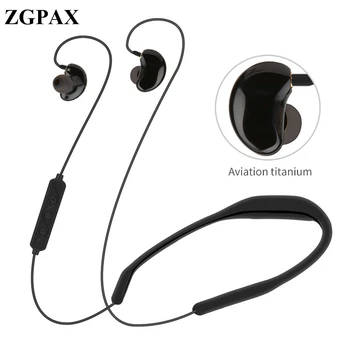 

ZGPAX Sports Bluetooth Headset Earphones LX8 Hight-end Boutique Dynamic Iron Sports Bluetooth 4.2 Headset Voice Answering A30