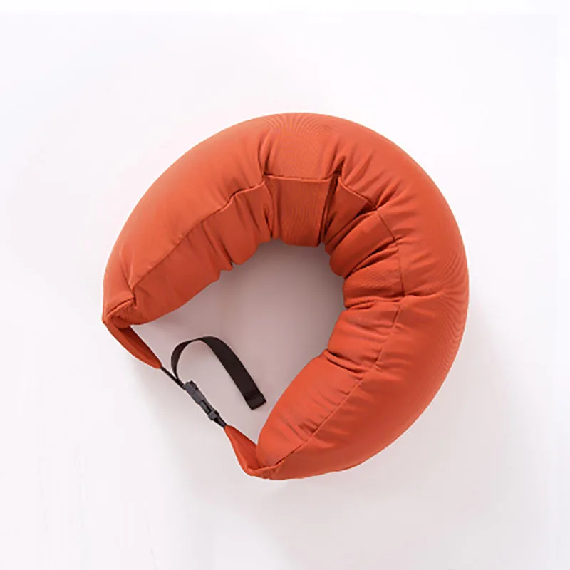 U-образная подушка памяти 5s отскок повышенная защита шеи Бархатная подушка моющаяся авиационная дорожная офисная подушка для здоровья - Цвет: Зеленый