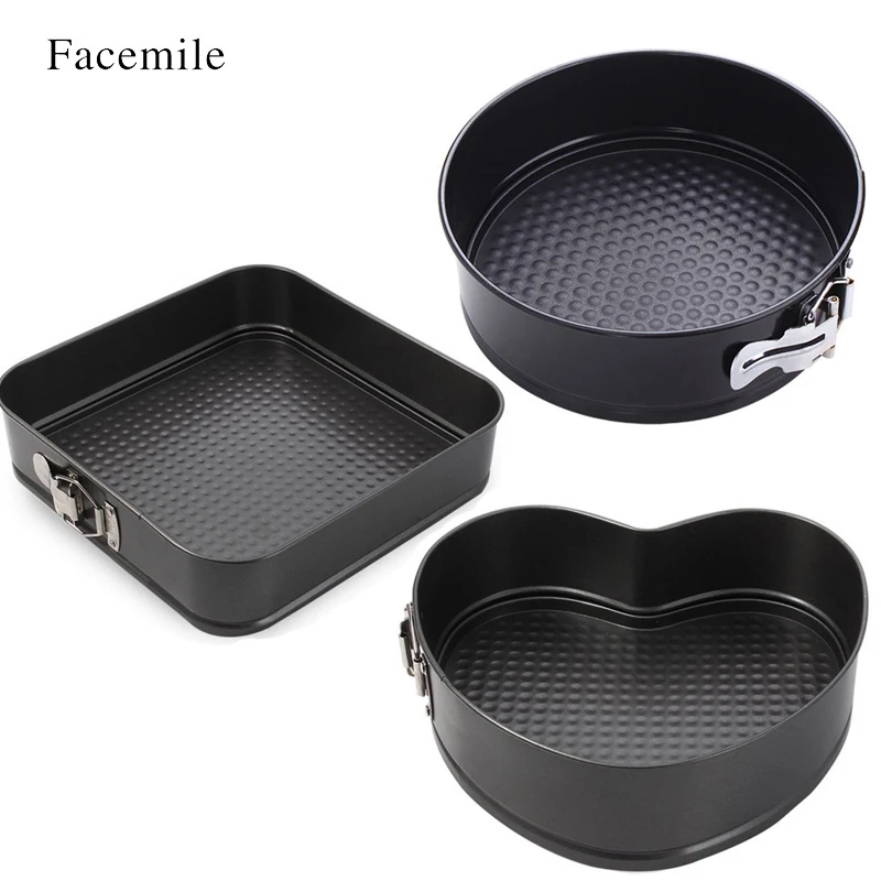BESTONZON Silicone Cake Pan Silicone Cake Mold Nonstick Heat-Resistant Baking Pan Bakeware Mold Baking Tray for Cake Making Flower Shaped/Random Color