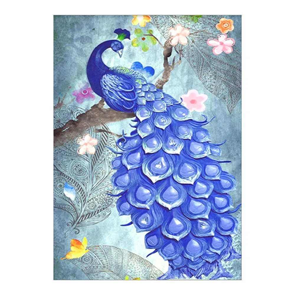 Peacock Diamond Painting Meaning Lucky Home Living Room Decoration