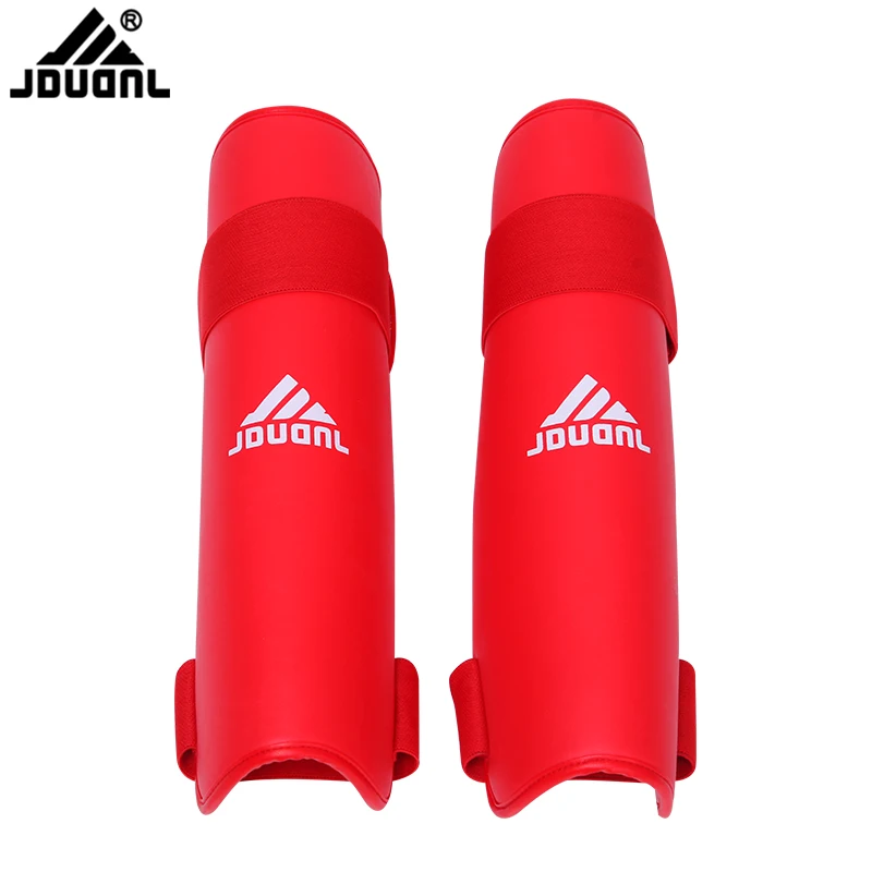 

JDUanL Karate Boxing Leggings Taekwondo Muay Thai Shin Guards Protector MMA Kickboxing Leggings Leg Protection Equipment DCE