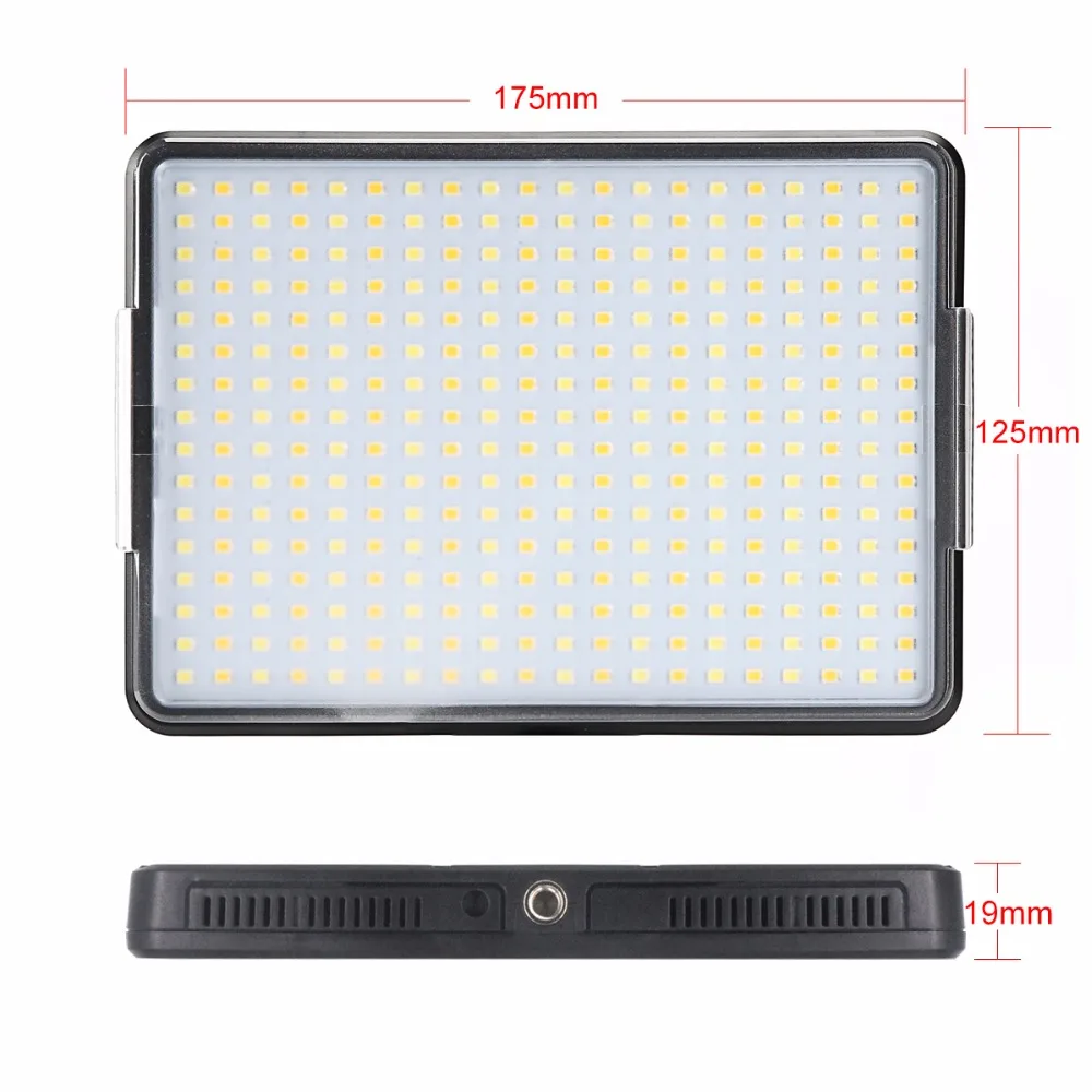  New 320 LED Led Video Camera Light Bi-color Temperature Adjustable 3200K 5600K Photography DSLR Pho - 32802751435