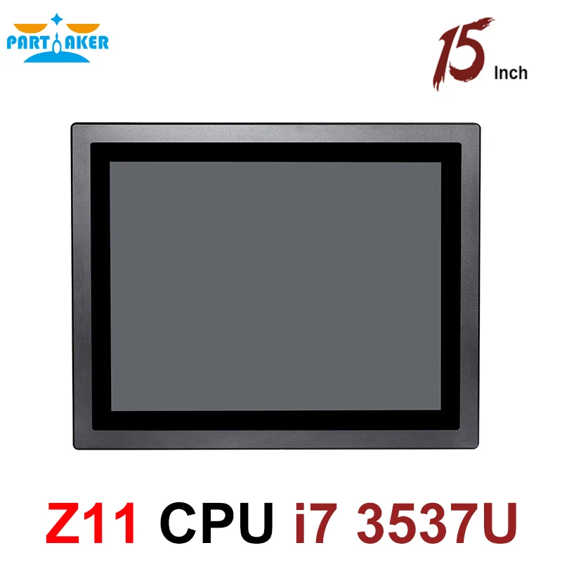 Partaker Intel Core i7 3537U 15 Inch Industrial All In One Panel PC Multi Points Touch 1