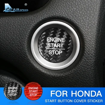 

Carbon Fiber Engine Start Button Sticker for Honda ACCORD ODYSSEY AVANCIER CIVIC CITY INSPIRE ENVIX URV JADE CRV FIT Accessories