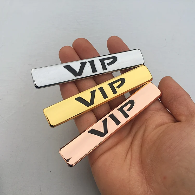Металлическая 3d эмблема VIP 1 шт. значок украшение боковой части автомобиля для