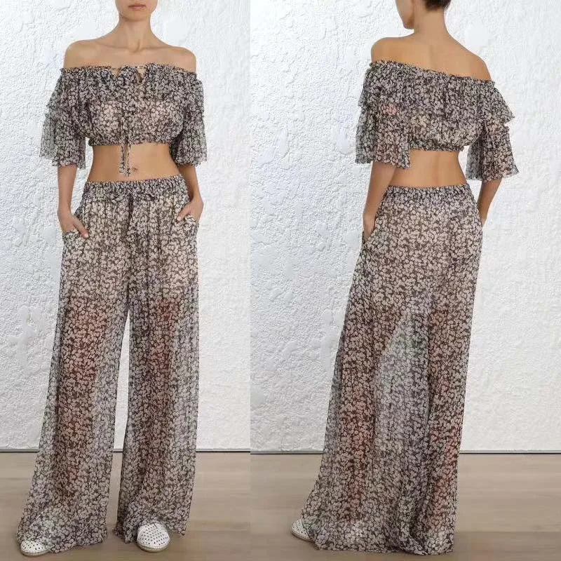 

2018 Summer sexy women's suit beach holiday style two piece set fashion cute crop top binary conjunto feminino travel costumes