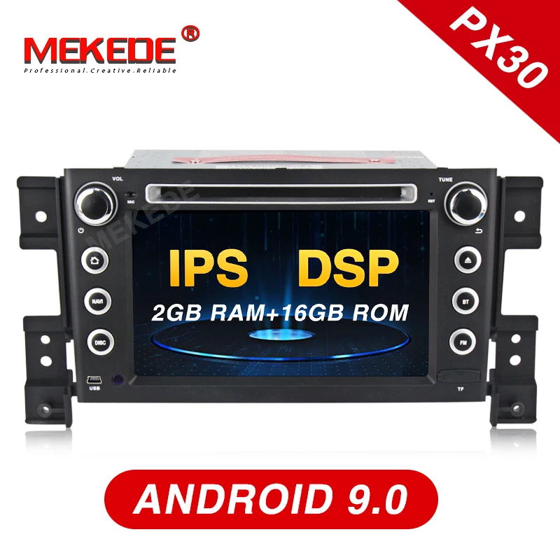 MEKEDE IPS DSP Android 9.0 Car dvd GPS Radio player for Suzuki Grand Vitara 2005-2012 multimedia headunit stereo WIFI BT | Автомобили и
