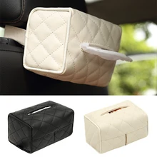 Кожаный автомобильный козырек для сиденья автомобиля бумажный органайзер для хранения автомобиля солнцезащитный козырек коробка для салфеток