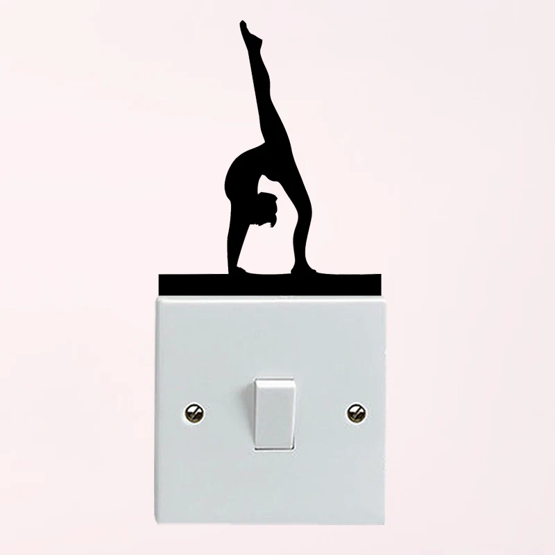 

Gymnastics Personality Home Decor Wall Sticker Vinyl Switch Decal 6SS0455