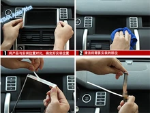 Lapetus For Land Rover Discovery Sport 2015 2016 2017 2018 Interior Styling Dashboard Console Navigation GPS Screen Cover Trim