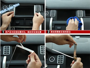 

Lapetus Interior Styling Dashboard Console Navigation GPS Screen Cover Trim Fit For Land Rover Discovery Sport 2015 - 2019