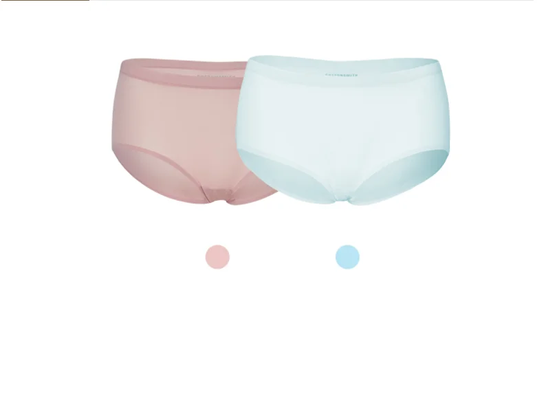 2 шт./компл. Xiaomi Mijia Youpin воздуха sensation женские хлопковые штаны с прошивкой для Smith микрофибра светильник и дышащий никаких следов тела - Цвет: Pink and Blue S