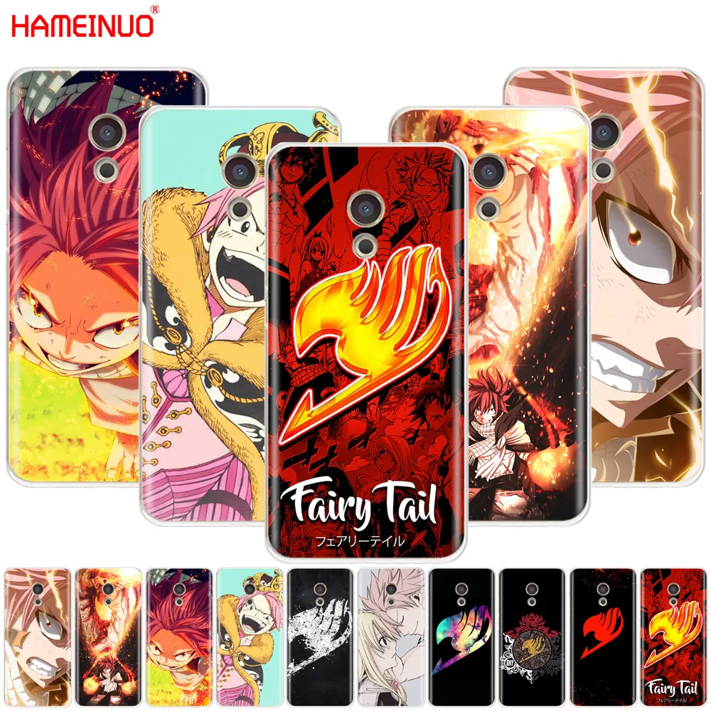 

HAMEINUO Anime Fairy Tail Hot BloodCover phone Case for Meizu M6 M5 M5S M2 M3 M3S MX4 MX5 MX6 PRO 6 5 U10 U20 note plus