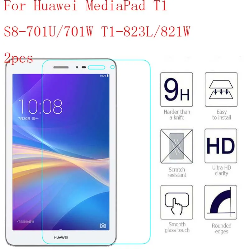 Ultra Thin Tablet Tempered Glass For Huawei MediaPad T1 S8 701U/701W T1
