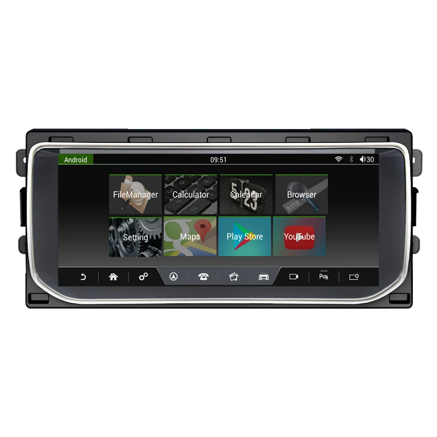 KANOR android 7,1 аудио плеер радио для Land Range Rover Vogue L405 2012- Поддержка bluetooth wifi gps навигация 2 ГБ+ 32 ГБ
