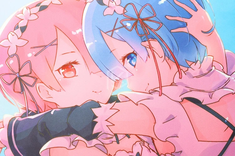 Механическая клавиатура Mousepad Rem Ram Zero пусковая жизнь в другом мире 900 400 4 мм сшитые