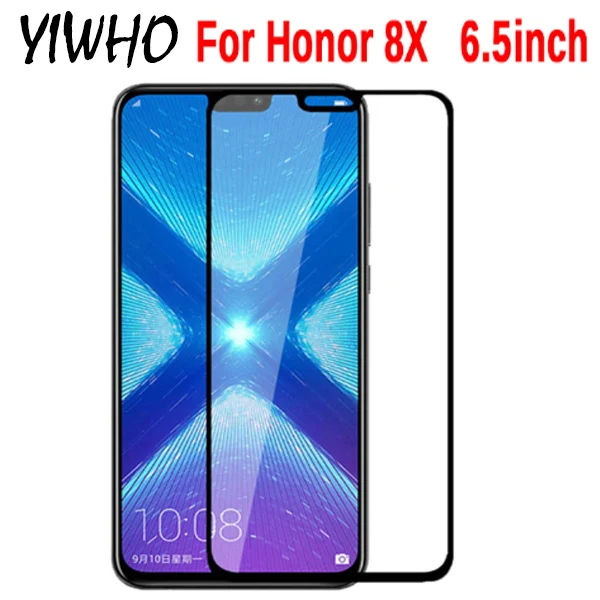 

For HUAWEI Honor 8X Shockproof Tempered Glass Honor8X Full Screen Protection hawei hauwei huawai onor Honer x8 8 x Glass Film