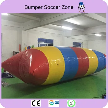 

Free Shipping 10x3m 0.9mm PVC Trampoline Inflatable Water Blob Inflatable Jumping Pillow Water Jump Blob Come With a Pump