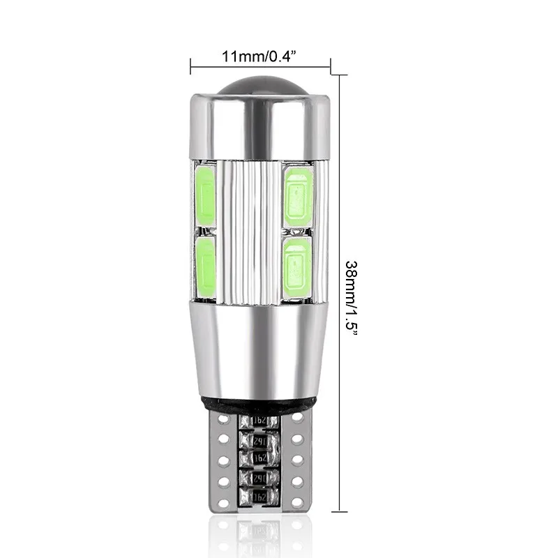 2 шт. авто светодиодный 194 W5W Canbus 10 SMD 5630 Светодиодный светильник лампа без ошибок светодиодный светильник парковка светодиодный автомобильный боковой светильник