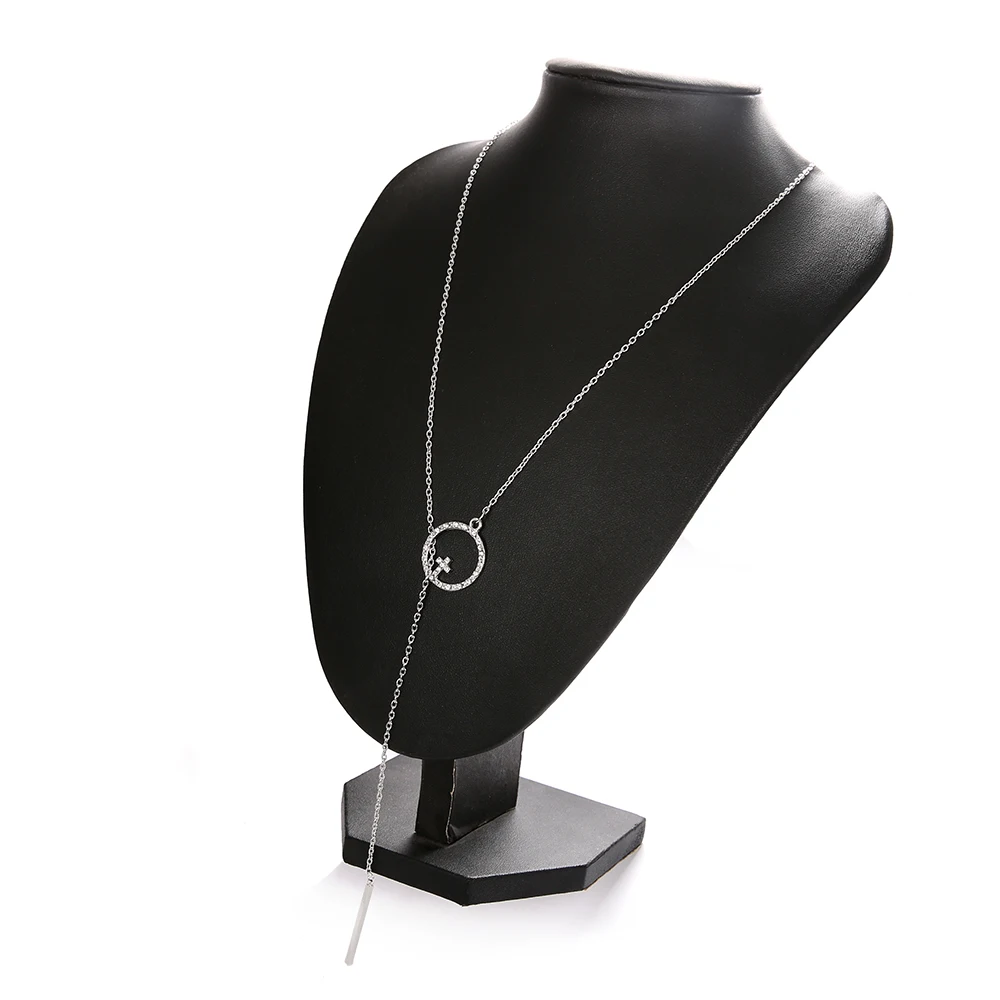 Nueva-plata-Color-cristal-Colgante-Cruz-collar-mujeres-larga-borla-declaraci-n-gargantilla-cadena-2018-Collares (3)