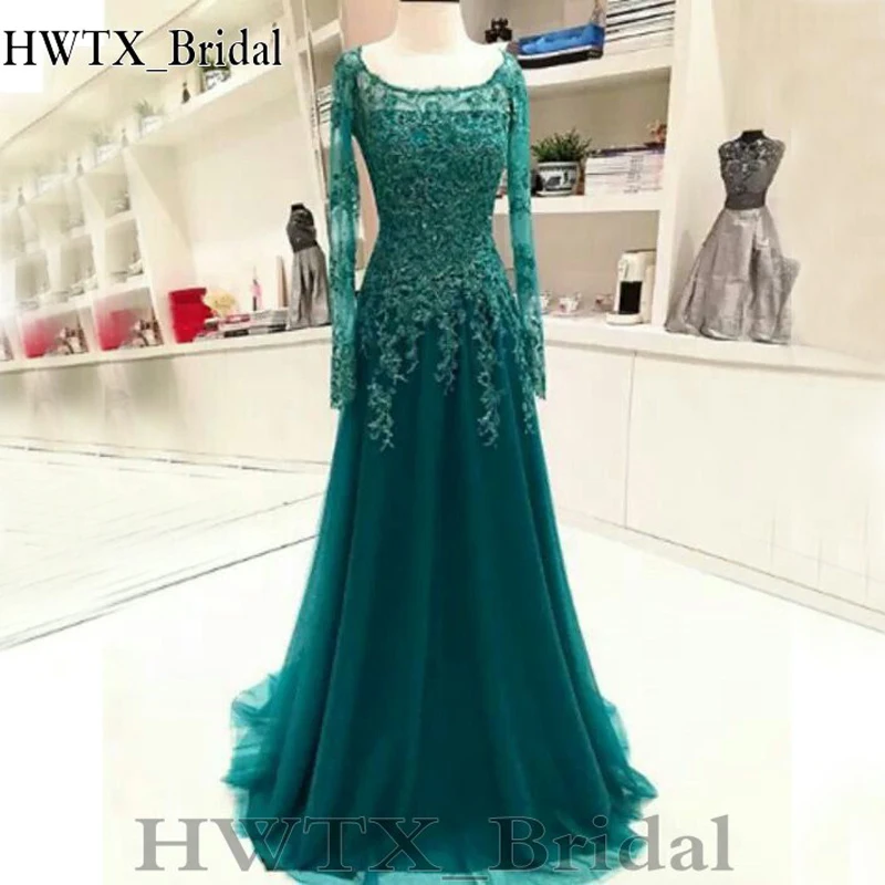 Hunter Green Lace Mother Of The Bride Dresses Plus Size 2018 Elegant A