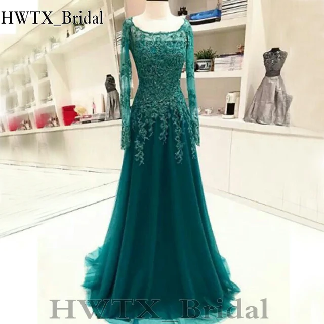 Hunter Green Lace Mother Of The Bride Dresses Plus Size 2018 Elegant A