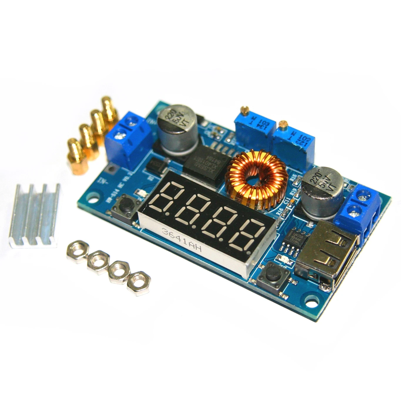

DC-DC 5A Digital LED Drive Lithum Battery Charger Module CC/CV USB Step Down Buck Converter With Voltmeter Ammeter