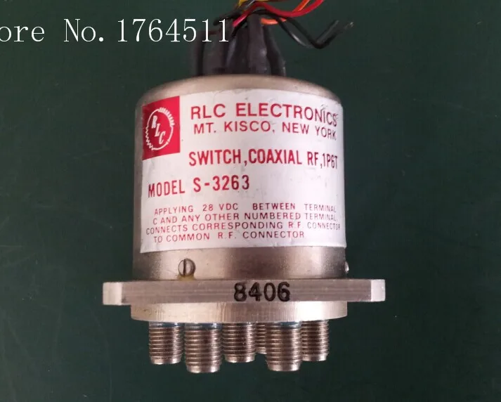 

[BELLA] RLC ELECTRONICS S-3263 DC-18GHZ 28V single pole six throw RF - SMA
