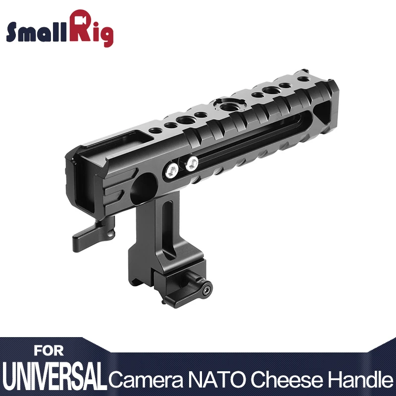

SmallRig DSLR Camera Handle Grip Stabilizer NATO Cheese Handle Grip Quick Release Clamp With Cold Shoe Mount 1688