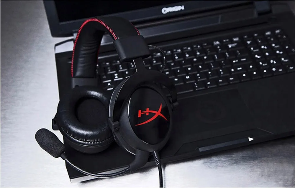 Kingston HyperX Облако Ядро Черный Gaming Привет-fi Повязка Gaming Наушники Гарнитуры с Микрофоном Для Компьютера PC Desktop