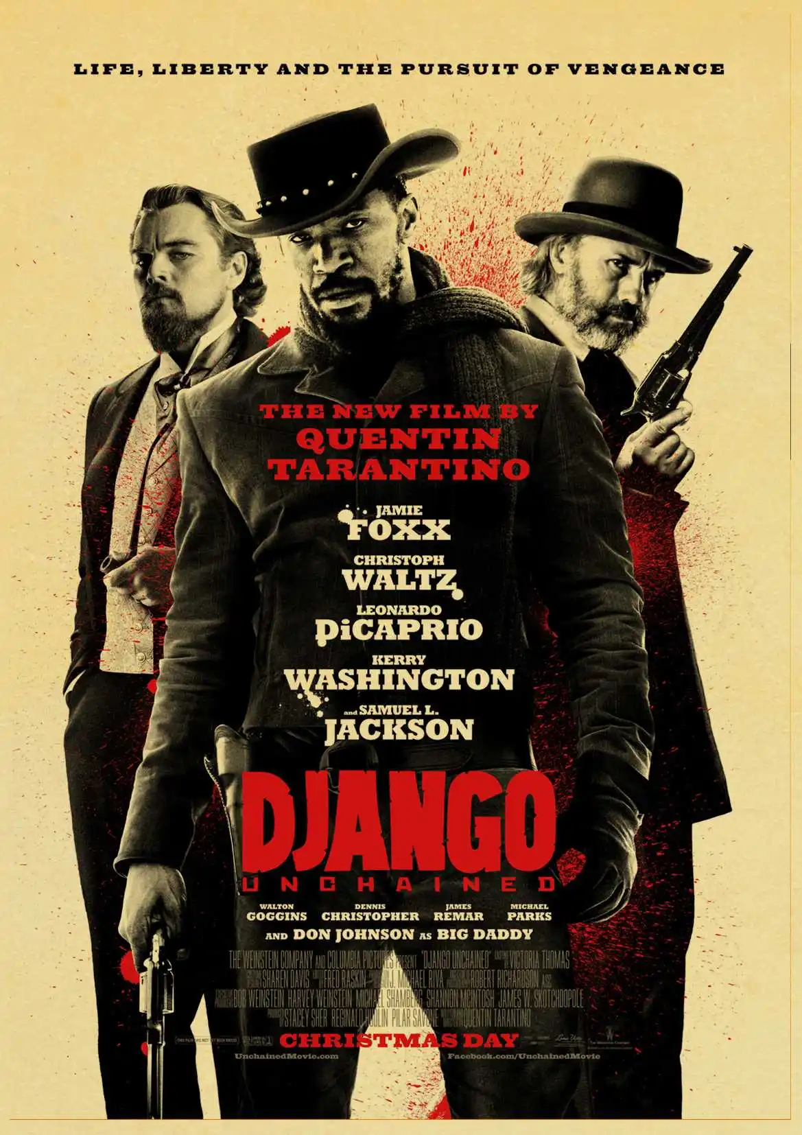 Inglourious Basterds/Django Unchained/резервуар собаки/Убить Билла Квентина Тарантино плакат видео