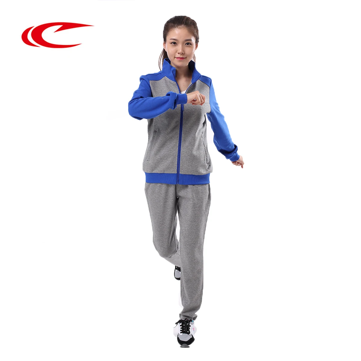 

SAIQI Brand Clothing Women Casual Sweatshirts Pullover Cotton Tracksuit Hoodies Two Piece +Pants Sportshirts Autumn Set 196028