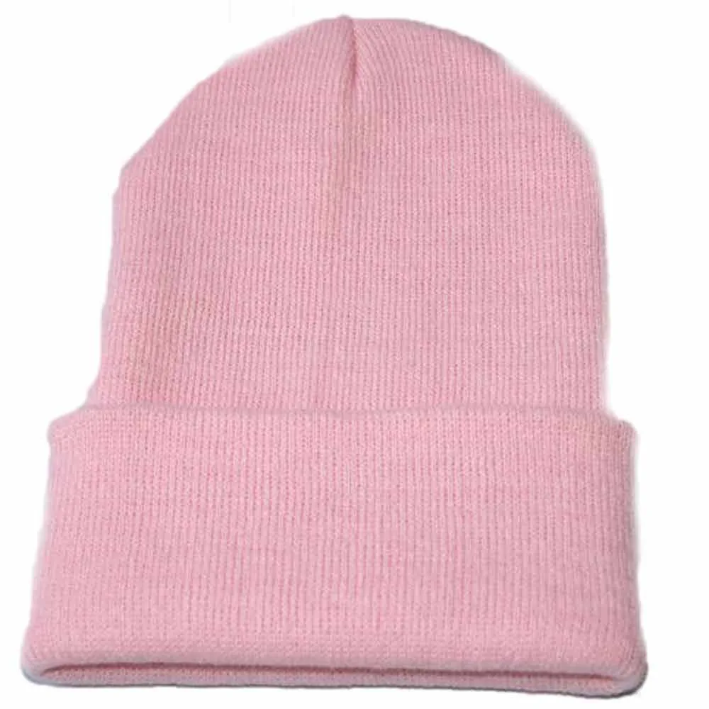 Women's And Men Unisex Caps For Winter Slouchy Knitting Beanie Hip Hop Cap Warm Winter Ski Hat Gorros Mujer Invierno Men Cap BL