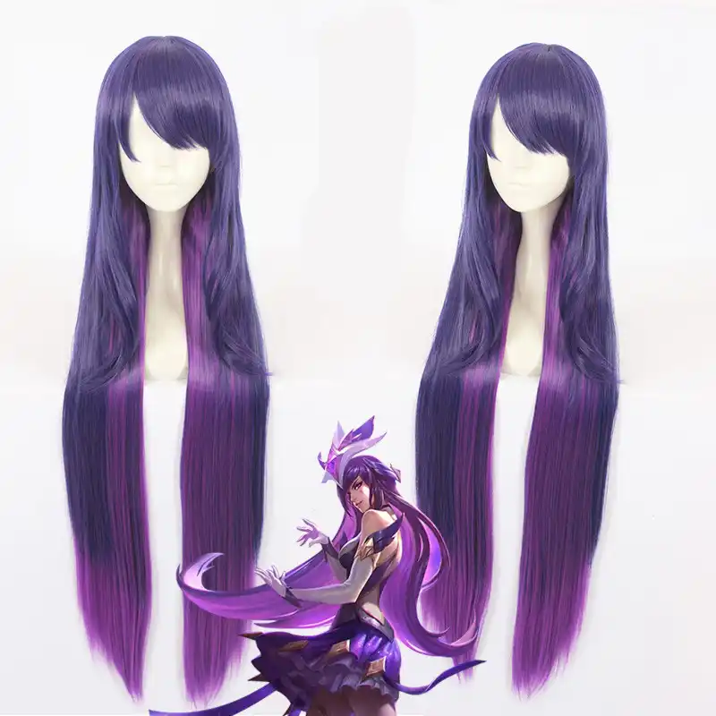 lol with purple hair