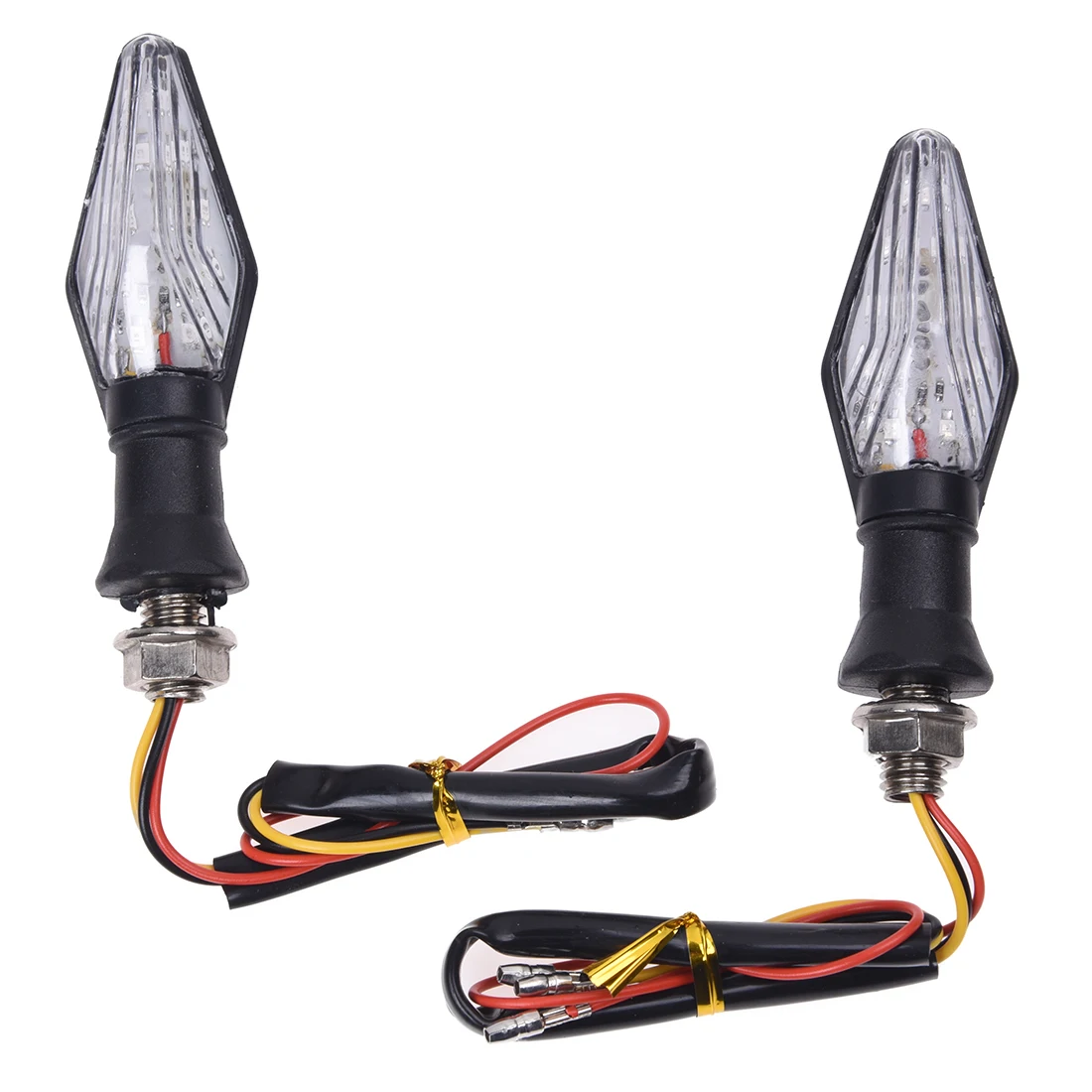2 pcs mini LED motorcycle scooter flashing lights signal light 9