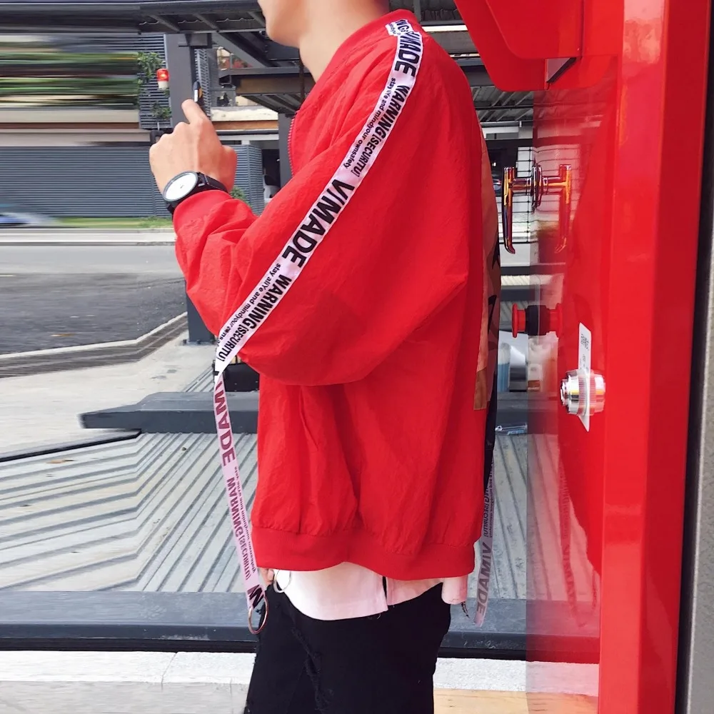 Men Fall Coat Sunscreen Clothing Jerseys New Spring Baseball Uniform Trend Korean All Match Slim Handsome Jacket Baseball