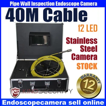 

40M Cable Sewer Pipe Drain Pipe Wall Inspection Camera