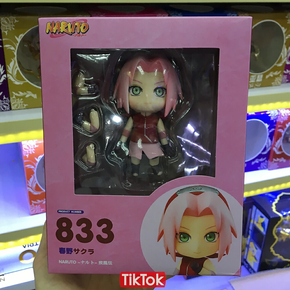 Nendoroid Naruto Shippuden Haruno Sakura 833 мультяшная игрушка фигурка Модель Кукла подарок