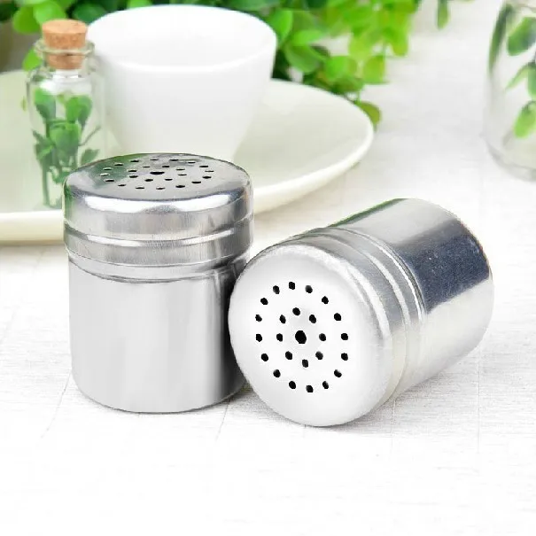 

Kitchen accessories Stainless steel seasoning box MSG jar Pepper bottle Barbecue pepper jar Seasoning jar Multi-use flavor box