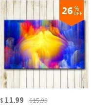 HDARTISAN Colored lines 734091 oil painting on Canvas wall painting picture for Living Room posters and prints No framed