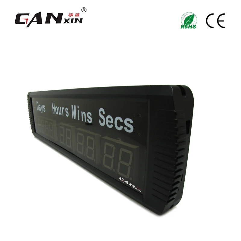 [Ganxin] 1 8 ''Led индивидуальный дизайн дни часы минуты времени|clock design|clock ledclock day |